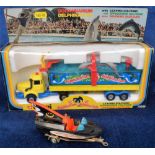 Corgi Toys 1164 Berliet Dolphinarium, in original box, loose Corgi Toys 107 Batboat with Trailer (