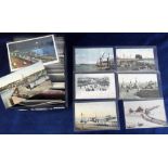 Postcards, Piers, collection of approx. 250 cards from various UK locations, inc. South coast,