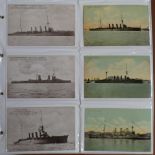 Postcards, Shipping, a large collection of mainly GB Naval Shipping, mostly WW1, WW2 periods, RP's