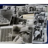 Tennis Press photographs, an interesting collection of approx. 120 b/w photos, mainly showing behind