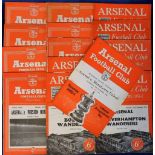 Football programmes, Arsenal home collection 1950/51 to 1953/54, 50/51 (1) v Manchester United,