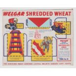 Trade cards, Shredded Wheat Co, Package issue, Chipperfield Circus, 22 different, (one badly cut,