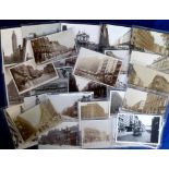 Postcards, London, a collection of 30 cards, the majority RP's inc. Pimlico Rd, Buckingham Palace