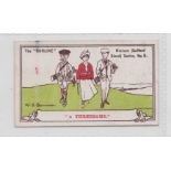 Cigarette card, Felix Berlyn, Berline Mixture (Golfers Blend) Series, type card, no 5 'A