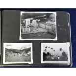 Photographs, Hong Kong, a photo album containing approx. 115 b/w photo's, originally compiled by