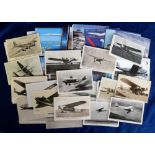Postcards, Aviation, a mixed age collection of approx. 170 cards inc. Valentine Recognition cards (