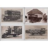 Postcards, a mixed collection of 45+ cards and photo's of London suburbs, many transport related,