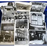 Railway photographs, collection of 80+ mostly b/w images all relating to London Underground, each