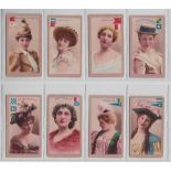 Cigarette cards, USA, ATC, a selection of part-sets, all various Beauties series inc.