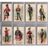 Cigarette cards, USA, ATC, Military Uniforms C (green net back) (set, 27 cards) (gd/vg)