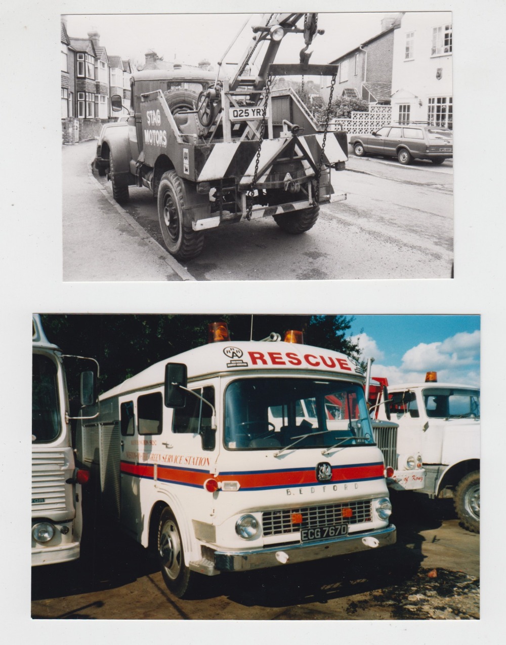 Photographs, Transport, recovery vehicles, a comprehensive collection in 4 albums for a range of