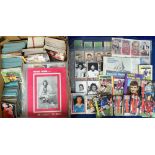 Mixed sporting selection, inc. Trade Cards, giveaways, Fulham FC portrait cards (8), A&BC chart of