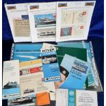 Ephemera, small collection of hovercraft related items inc. first passenger service from Liverpool