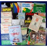 Football Programmes, Big Match selection, 1950's onwards, inc. FAC Finals & replays (8), England