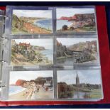 Postcards, a mixed UK topographical selection of approx. 430 cards with street scenes, views,