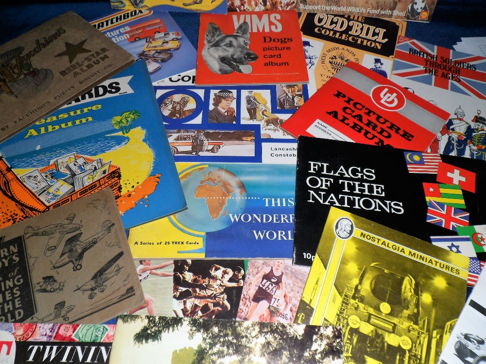 Trade albums, selection of approx 47 empty albums, inc. Trojan Gen Cards, Vims Dogs, Kraft