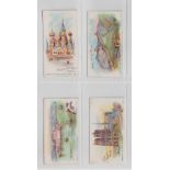 Cigarette cards, Smith's, A Tour Round The World, (postcard back) 4 cards, nos 12, 14, 17 & 23 (gd)