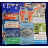Football Programmes, approx 50 inc. Birmingham v Zagreb 60/61 Fairs Cup Final, Southampton v Newport