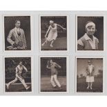 Cigarette cards, Churchman's, 2 'L' size sets, Lawn Tennis & Sporting Trophies (12 in each set) (vg)