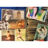 Postcards, Glamour, a large collection of modern Glamour cards, in sets and loose, with