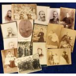 Photographs, a good collection of 250+ cartes de visite together with 100+ cabinet photos, mostly