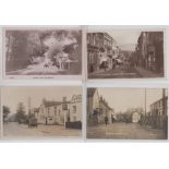 Postcards, Hampshire, a collection of 8 street scene RP's, Winchester St, London St & London Rd
