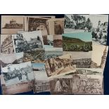 Postcards, Foreign selection, collection of 45+ cards, mostly printed inc. street scenes, views,