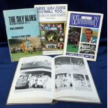 Football books, 4 scarce editions, 'The Luton Town Story 1885-1985' by Timothy Collings, first