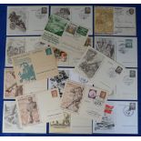 Postal Stationery, Nazi Germany, a collection of 17 illustrated cards by Axster-Heudtlass inc.