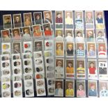 Cigarette cards, Horseracing, Ogden's, 3 sets, Owners Racing Colours & Jockeys, (blue back & green