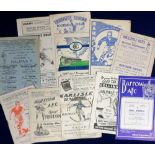 Football Programmes, Collection of early 1950s Division 3 North programmes. Barrow v Stockport