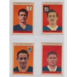 Trade cards, A&BC Gum, Footballers, (Planet 47-92), (set, 46 cards) (vg/ex)