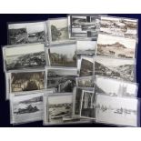 Postcards, Cornwall, a selection of 80+ cards, RP's and printed, inc. multi-views, coastal villages,