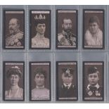 Cigarette cards, Wills, Portraits of European Royalty nos 1-50 & 51-100, (complete, 100 cards) (