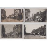 Postcards, Kent, Bromley, 10 RP's inc. Market Sq, The Broadway, High St, East St, etc (gen gd)