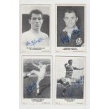 Trade cards, A&BC Gum, Footballers (Plain back, Scottish) (set, 44 cards) (2 with ink names to