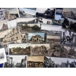 Postcards, Gloucestershire, a collection of 70 cards RP's and printed, mixed ages, early period