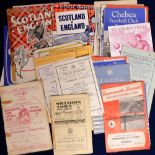 Football Programmes, 1940s/60s. Sub-standard selection but many interesting matches, Swindon v