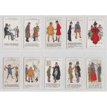 Cigarette cards, Churchman's, Phil May Sketches (Gold Flake) (set, 50 cards) (few fair, mostly gd)