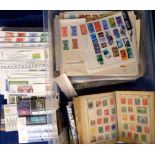 Stamps, a large quantity of stamps on album pages, in albums, presentation packs etc, GB and