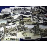 Postcards, a mixed UK topographical collection of approx 160 cards, with many street scenes,