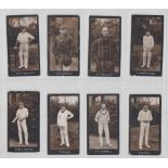 Cigarette cards, Smith's, Cricketers (51-60) (19/20, missing no 60) (most with edge knocks, fair/gd)