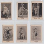 Cigarette cards, South America, Anon, 2 sets? Actresses, black & white (22 cards) & 'Guerrero' , all