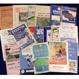 Football programmes, a selection of 1940/50's issues inc. Everton v Sheffield Utd 48/49, Hull v