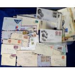 Postal History, a collection of approx 200 envelopes & covers, 1920's onwards, typed & hand-