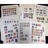 Stamps, a large quantity of stamps, mostly on album pages, late 1800's onwards, many different