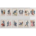 Cigarette cards, Faulkner's, Nautical Terms (set, 12 cards) (1 fair, rest gd/vg)