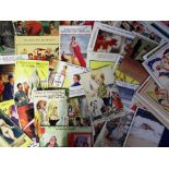 Postcards, Comic, a collection of approx 60 comic cards, mostly Seaside humour, various ages, inc.