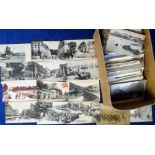 Postcards, France, a collection of approx 450 cards inc. street scenes, Military, Rural, Social