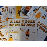 Football Fanzines, Wolverhampton Wanderers a collection of 80 + fanzines 'A Load of Bull' mostly